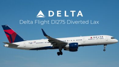 delta flight dl275 diverted lax